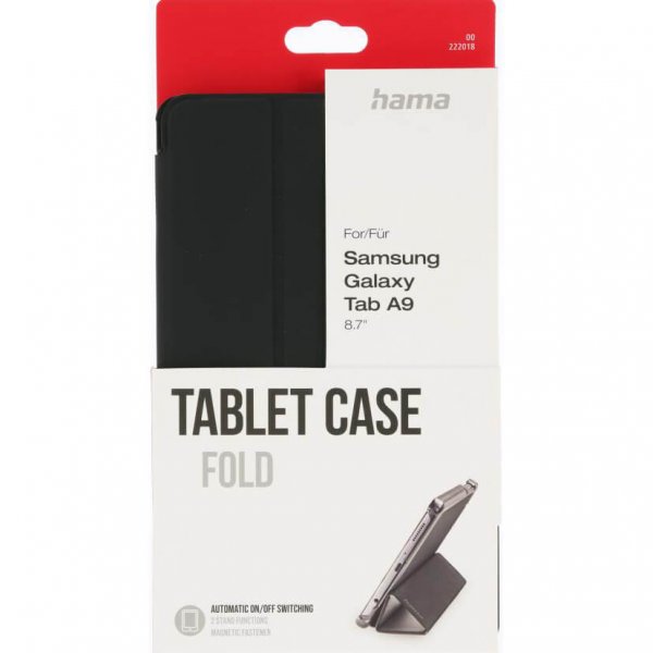 Hama Samsung Galaxy Tab A9 Kotelo Tablet Case Fold Musta