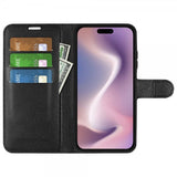 iPhone 16 Pro Kotelo Litsi Musta