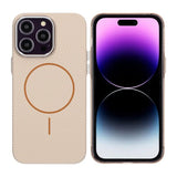 iPhone 14 Pro Max Kuori Hiilikuitukuvio MagSafe Kulta