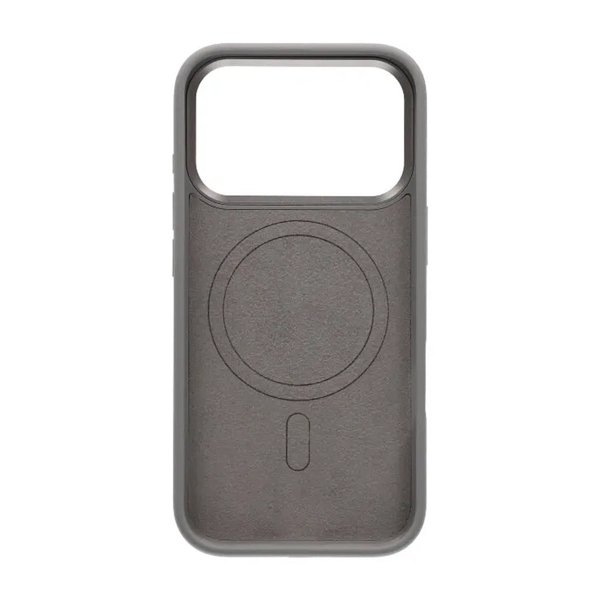 iPhone 17 Pro Silikonkuori MagSafe Vaaleanharmaa