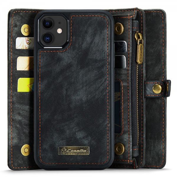 CaseMe iPhone 11 008 Series Irrotettava Kuori Harmaa