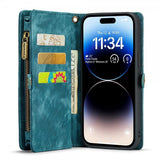 CaseMe iPhone 12/iPhone 12 Pro -kotelo 008 Series, irrotettava kuori, petroli