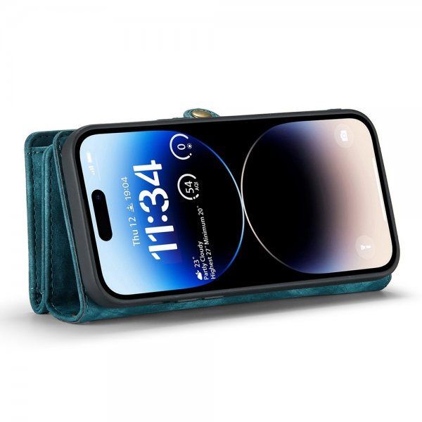 CaseMe iPhone 12/iPhone 12 Pro -kotelo 008 Series, irrotettava kuori, petroli
