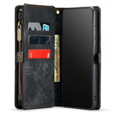 CaseMe Samsung Galaxy S21 008 -sarja irrotettava kuori, musta