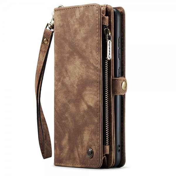 CaseMe Samsung Galaxy S21 008 Series Irrotettava Suojakuori Ruskea