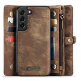 CaseMe Samsung Galaxy S21 008 Series Irrotettava Suojakuori Ruskea