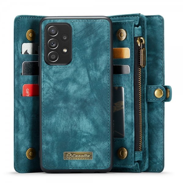 CaseMe Samsung Galaxy A52/A52s 5G 008 Series irrotettava kuori, Petrol