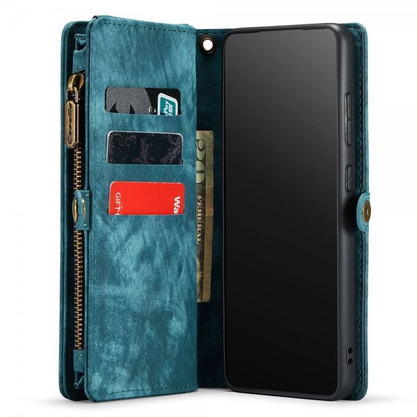CaseMe Samsung Galaxy A52/A52s 5G 008 Series irrotettava kuori, Petrol