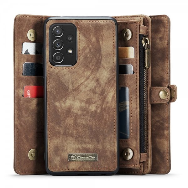 CaseMe Samsung Galaxy A52/A52s 5G 008 Series Irrotettava Kuori Ruskea