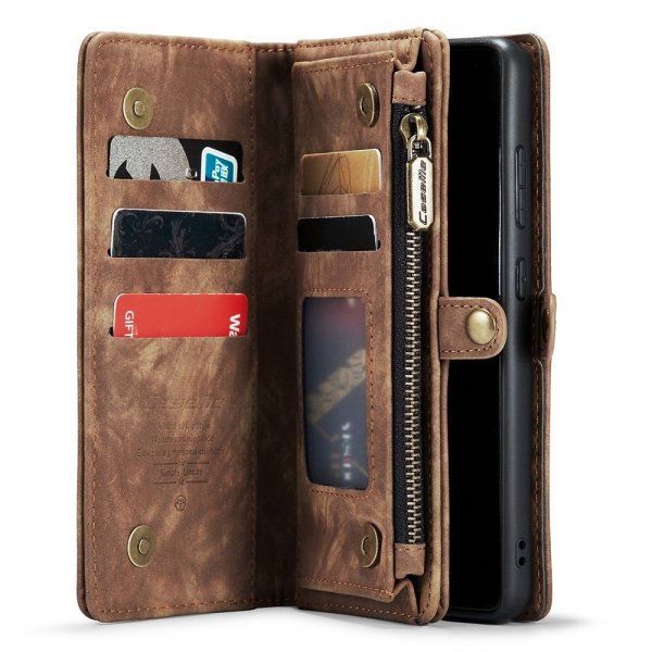 CaseMe Samsung Galaxy A52/A52s 5G 008 Series Irrotettava Kuori Ruskea