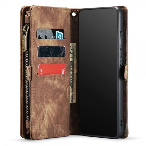 CaseMe Samsung Galaxy A52/A52s 5G 008 Series Irrotettava Kuori Ruskea