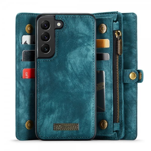 CaseMe Samsung Galaxy S21 FE 008 Series Irrotettava Kuori Petrol