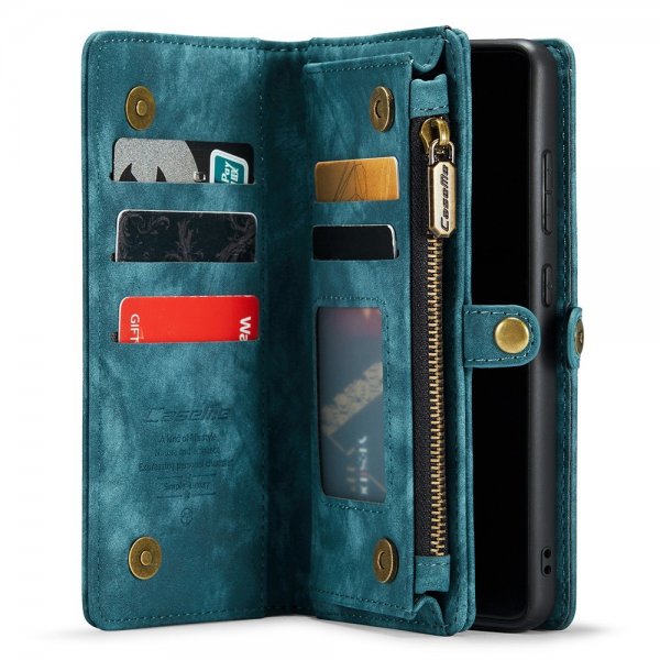 CaseMe Samsung Galaxy S21 FE 008 Series Irrotettava Kuori Petrol