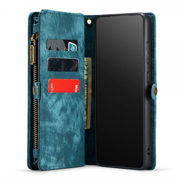 CaseMe Samsung Galaxy S21 FE 008 Series Irrotettava Kuori Petrol