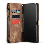 CaseMe Samsung Galaxy S21 FE 008 Series Irrotettava Kuori Ruskea