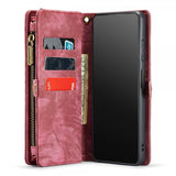 CaseMe Samsung Galaxy A12 -suojakotelo 008 Series, irrotettava kuori, punainen