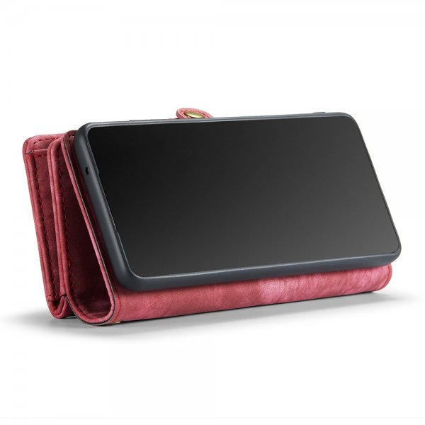 CaseMe Samsung Galaxy A12 -suojakotelo 008 Series, irrotettava kuori, punainen