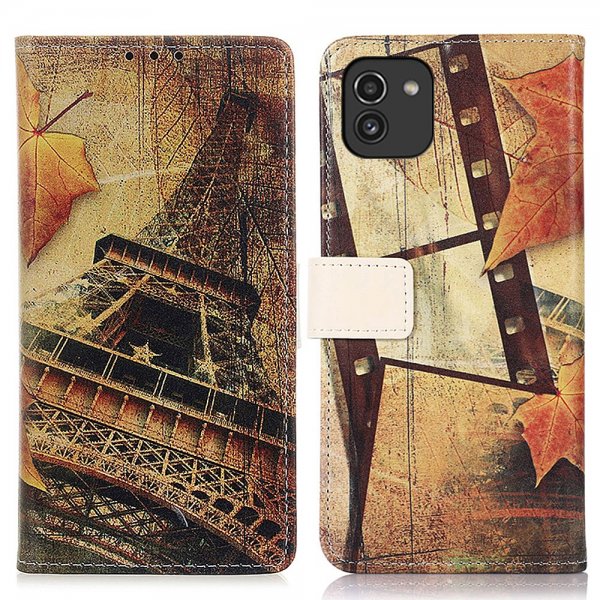 Samsung Galaxy A03 Suojakuori Motiva Eiffel-torni Syksy