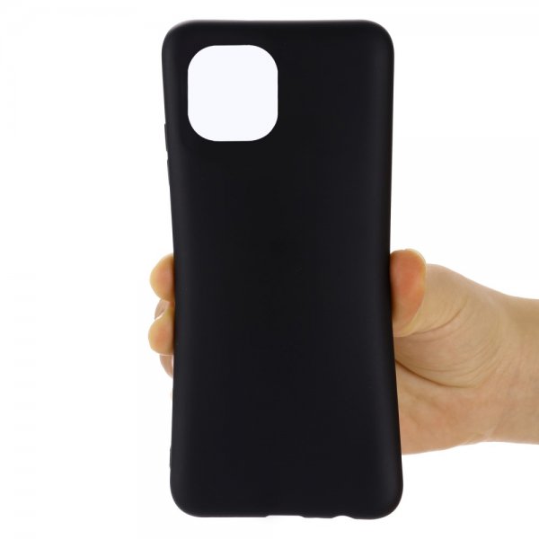 Samsung Galaxy A03 -kuoret hihnalla, silikoni, musta