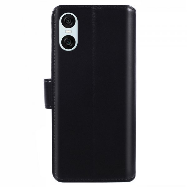 Nordic Covers Sony Xperia 10 VI Kotelo Essential Leather Raven Black