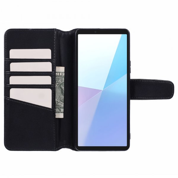 Nordic Covers Sony Xperia 10 VI -kotelo MagLeather Raven Black