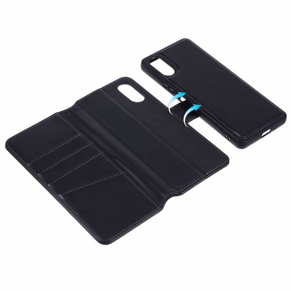 Nordic Covers Sony Xperia 10 VI -kotelo MagLeather Raven Black
