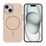 iPhone 15 Kuori Hiilikuitukuvio MagSafe Kulta
