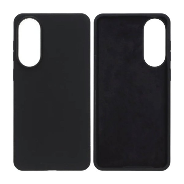 Rvelon Samsung Galaxy S25 Edge Silikonisuojus Musta