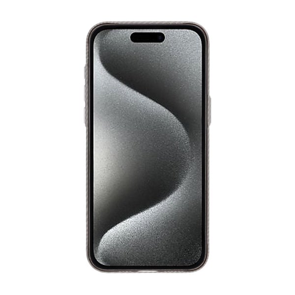 iPhone 15 Pro Kuori Hiilikuitukuviointi MagSafe Harmaa