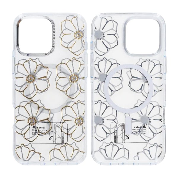iPhone 16 Pro Max Kuoret Kuviot MagSafe Kukkia