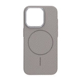 iPhone 15 Pro Kuori Hiilikuitukuviointi MagSafe Harmaa