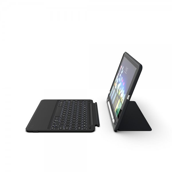 ZAGG iPad 10.2 -kotelo näppäimistöllä Slim Book Go Nordic, musta