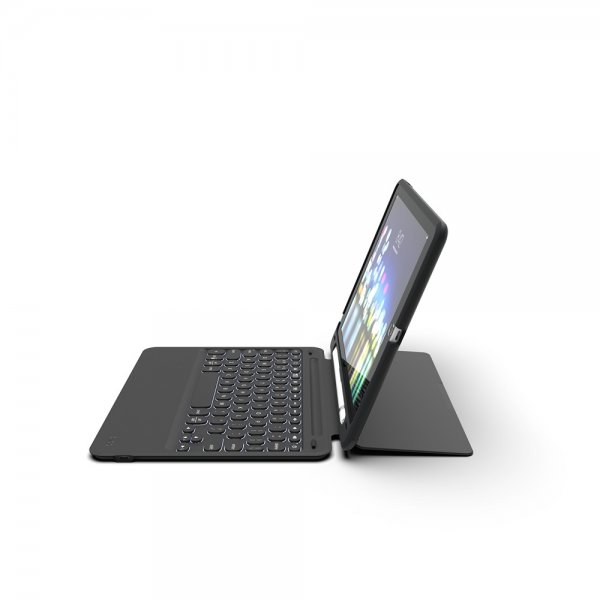 ZAGG iPad 10.2 -kotelo näppäimistöllä Slim Book Go Nordic, musta