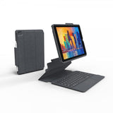 ZAGG iPad 10.2 -suojakuori näppäimistöllä, Pro Keys with Trackpad, pohjoismainen, musta/harmaa