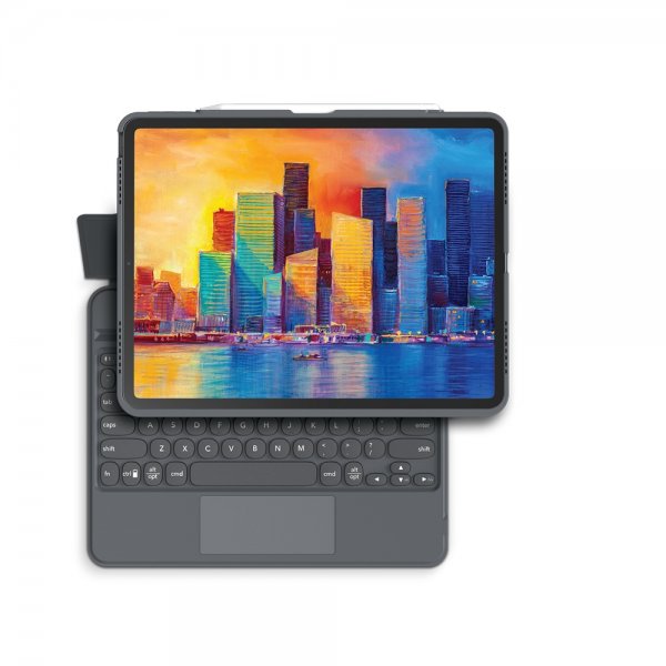 ZAGG iPad Pro 12.9 -kotelo näppäimistöllä Pro Keys Trackpad Nordic