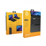 ZAGG iPad Air 13 (M2/M3/M4) Näppäimistökotelo Pro Keys 2 Pohjoismainen asettelu Musta