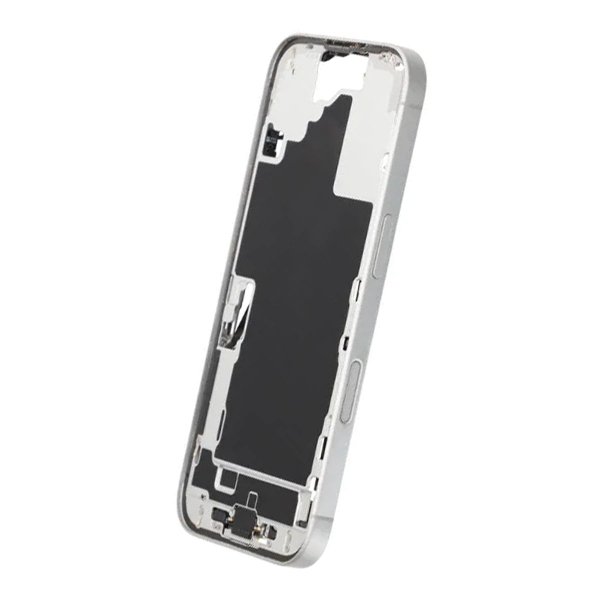 Keskikehys pikkutarvikkeineen iPhone 16 - Valkoinen OEM