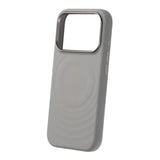 iPhone 17 Pro Silikonkuori MagSafe Vaaleanharmaa