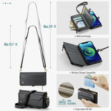 CaseMe iPhone 12/iPhone 12 Pro Kotelo C36 Series Musta