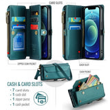 CaseMe iPhone 12/iPhone 12 Pro Kotelo C36 Series Vihreä