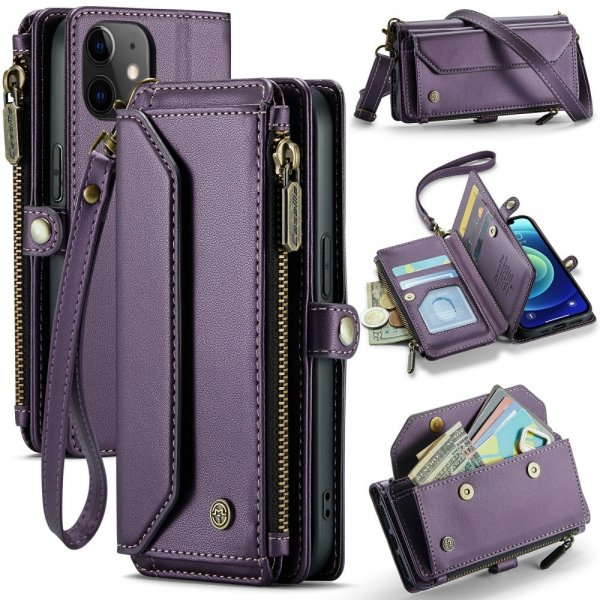 CaseMe iPhone 12/iPhone 12 Pro -kotelo C36 Series Violetti