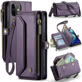 CaseMe iPhone 12/iPhone 12 Pro -kotelo C36 Series Violetti