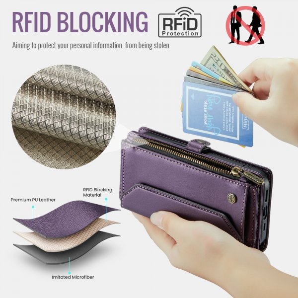 CaseMe iPhone 12/iPhone 12 Pro -kotelo C36 Series Violetti