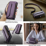 CaseMe iPhone 12/iPhone 12 Pro -kotelo C36 Series Violetti