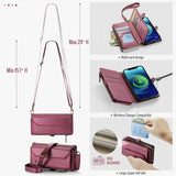 CaseMe iPhone 12/iPhone 12 Pro Kotelo C36 Series Punainen