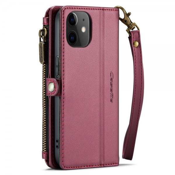 CaseMe iPhone 12/iPhone 12 Pro Kotelo C36 Series Punainen