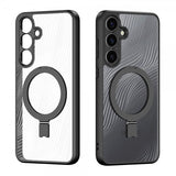 Dux Ducis Samsung Galaxy S25 Kuori Aimo Series MagSafe Jalusta Musta