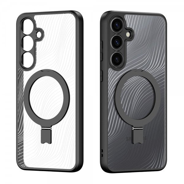 Dux Ducis Samsung Galaxy S25 Plus Kuori Aimo Series MagSafe Jalusta Musta