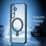 Dux Ducis Samsung Galaxy S25 Plus Kuori Aimo Series MagSafe Jalusta Musta