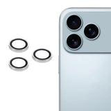 iPhone 17 Pro Max Kamerans Linssuojus Karkaistua Lasia Hopea